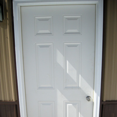 Fiberglass entrance door